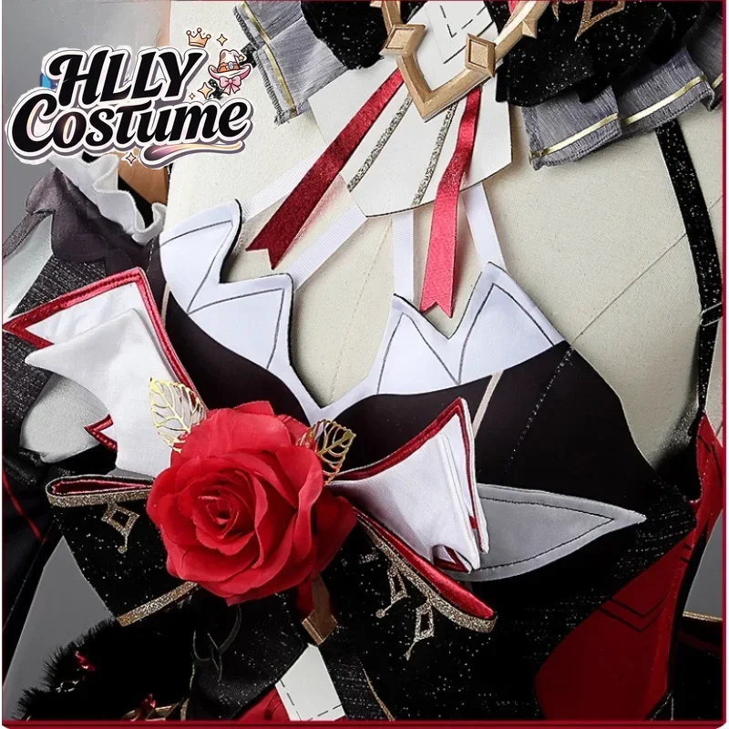 Honkai Impact 3 Theresa Apocalypse Cosplay Costume Under the Oath Women gorgeous dress accessories prop Halloween outfit