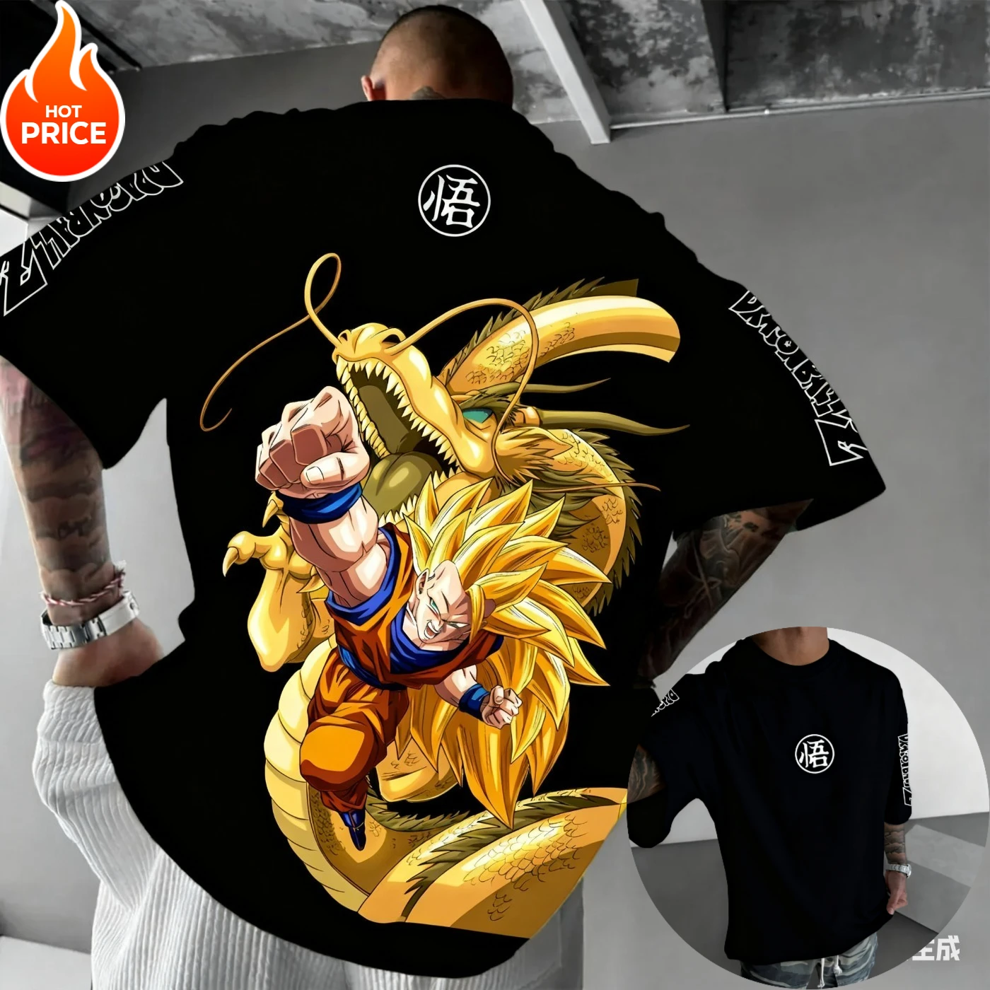 

The Latest Popular Anime-related Dragon Ball T-shirt 3D Printed Fashion Men's Street Summer Adult Top for The New 25/26