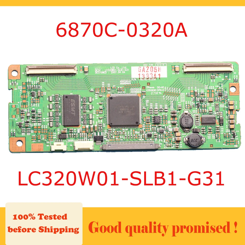 

TCON Board 6870C-0320A LC320W01-SLB1-G31 Original Logic Board 6870C 0320A LC320W01 SLB1 G31 6870c0320a LC320W01SLB1G31