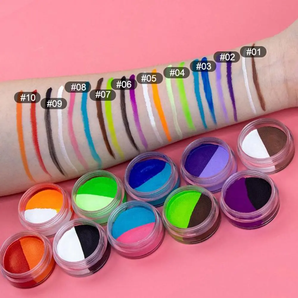 Body Painting Water Activated UV Light Neon Cosmetics Pastels Eyeliner Water-based Eyeliner Glow Liner Cream Fluorescent Paint