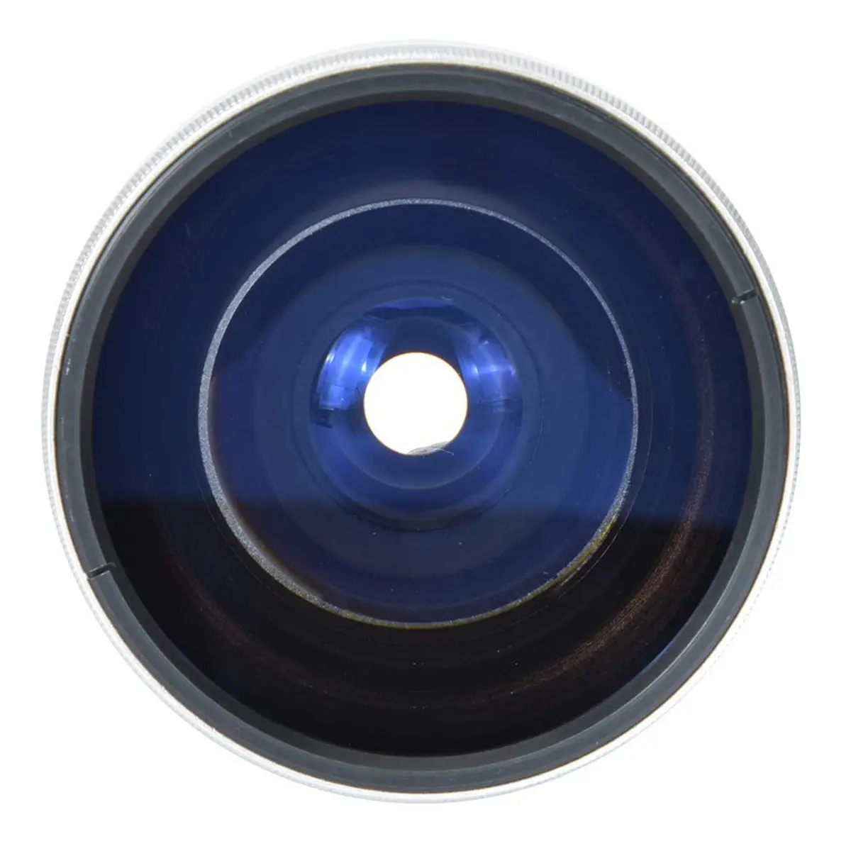 N05R Silver 37mm 0.25X Super Fisheye Lens Universal Fit, 180° Wide Angle HD Optics for 37mm Cameras, Anti-Reflective Coating