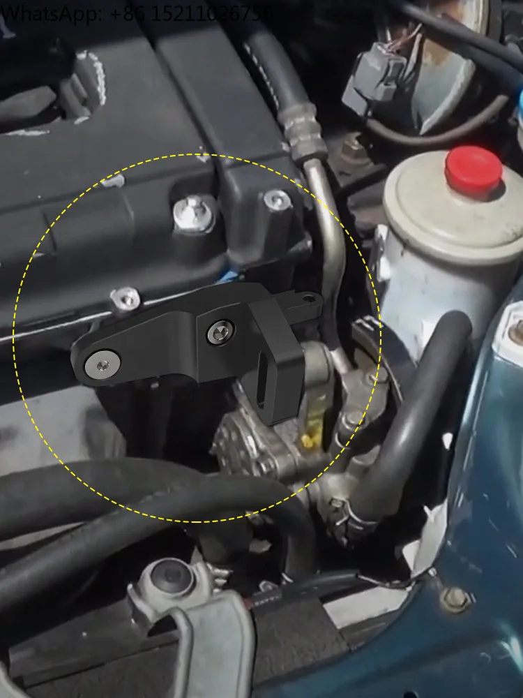 Racing Parts CNC Machining 6061 7075 Aluminum Adjustable Billet Power Steering Bracket for Honda Civic