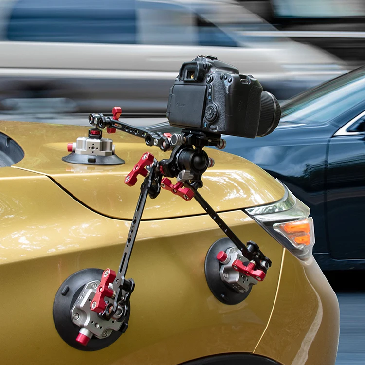 Original Aluminum Alloy Car Suction Cup Mount Camera Accessories for DSLR Camera Tripod Gimbal Stabilizer