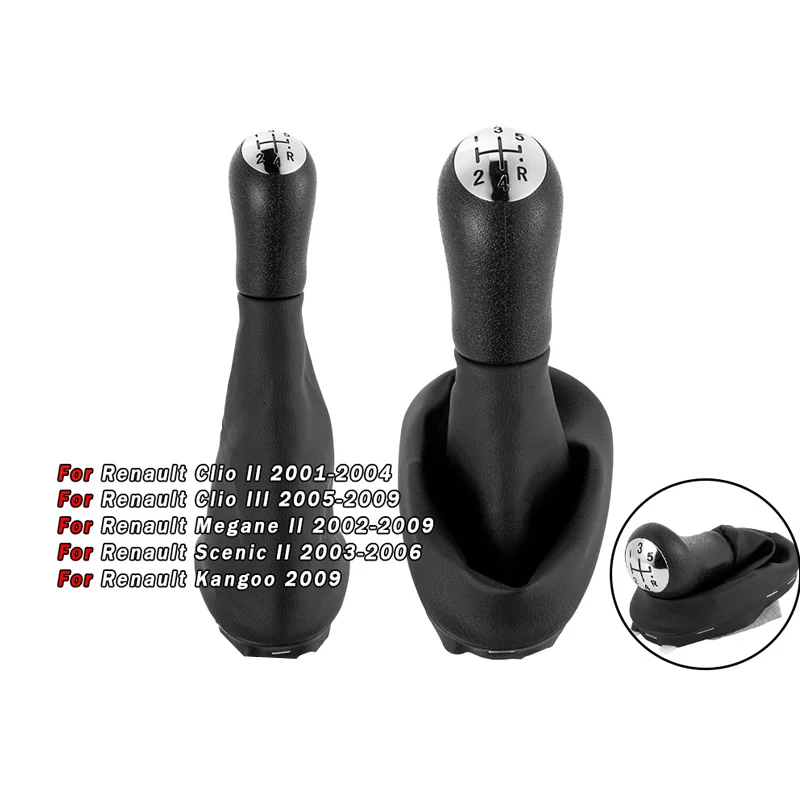 For Renault Megane car gear lever handball dust cover shift handball gear scalp cover wear-resistant and anti-fouling