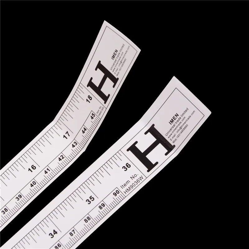 Useful Tool Silver Sewing Machine Sticker Self Adhesive Rulers Metric Measure Tape