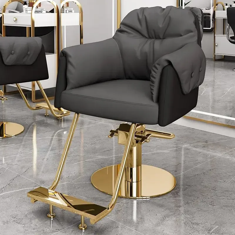 Furniture Salon Pedicure Spa Cosmetic Stool Beauty Equipment Luxury Armchair Shampoo Chair Wash Chaise Coiffure Hair Rolling