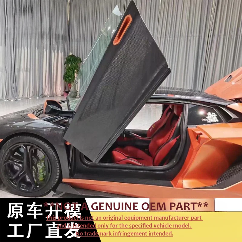 For Lamborghini Aventador LP700 Upgrade SVJ Style Carbon Fiber Door Panel Body Kit Modification Accessories