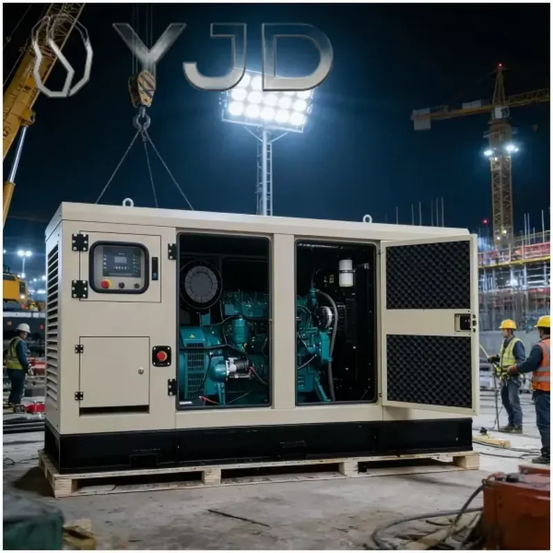 YJD Super Silent Diesel Generator 30-1000kw 3 Phase Auto Start ATS 230V 240V 480V 1800 RPM Silent Type