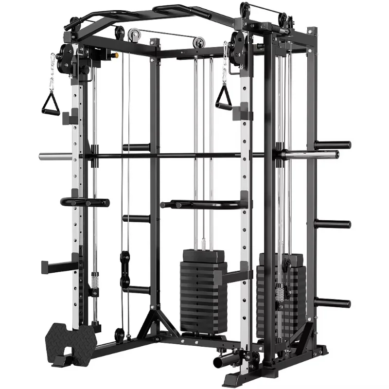 YTYIN Wholesale Smith Machine Multi Functional Gym System Heavy Duty Squat Rack Bench Press All In One Commercial Gym Equipment