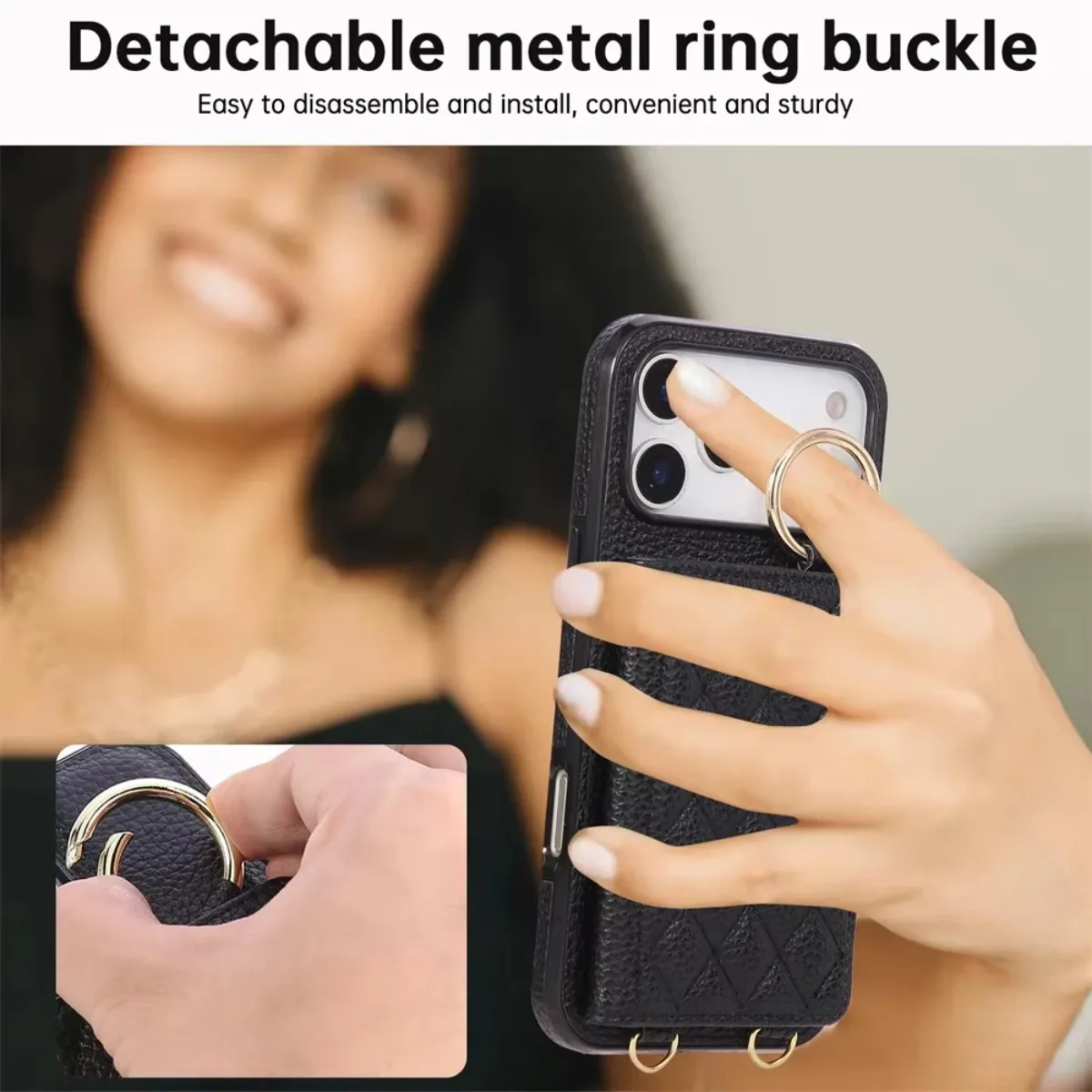 Cartera de cuero PU con cremallera cruzada y ranura para tarjetas, funda de teléfono con soporte para iPhone 17 Air 16 Pro Max 15 Plus 14 13 12 11 X XS XR