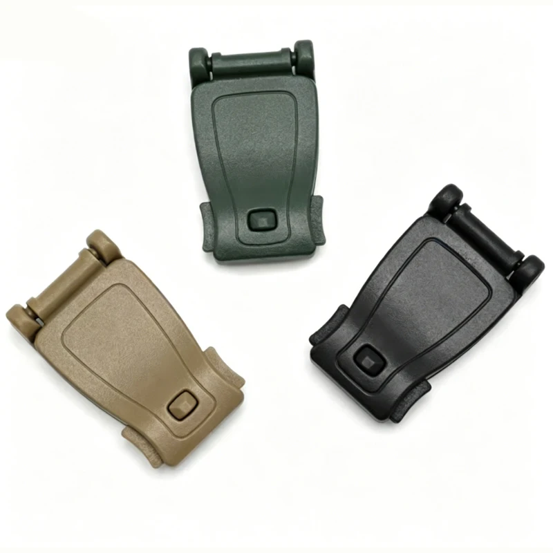 6/2pcs MOLLE Clip Tactical Molle Strap Management Tool Web Dominator Buckle Webbing Connection Attachment for Backpack Pouch 