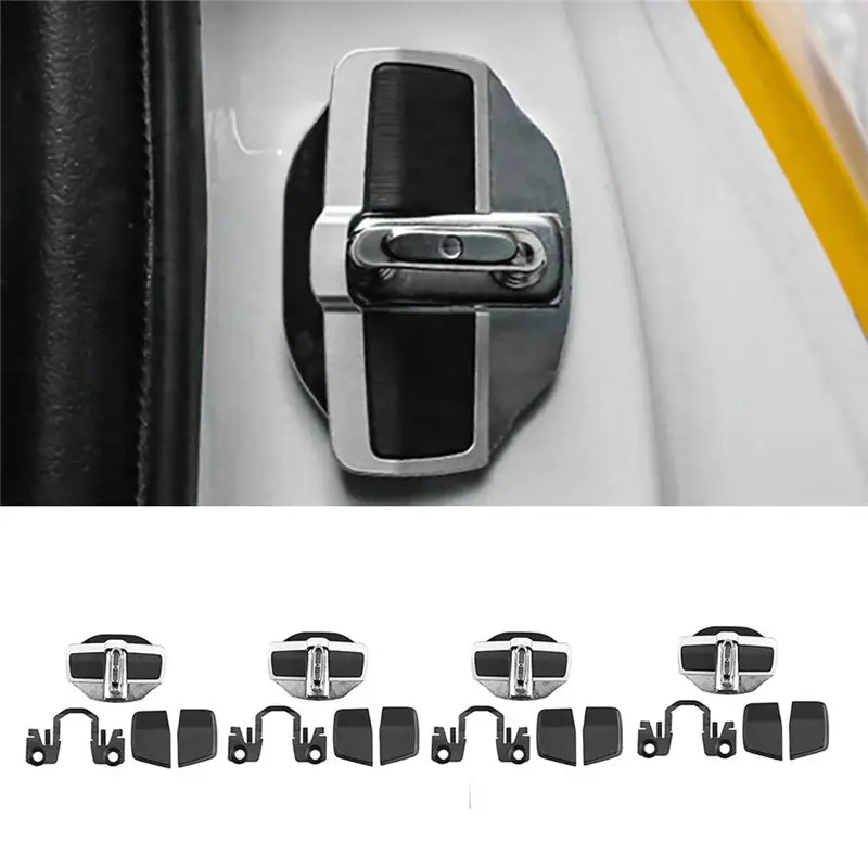 AU65-Car Door Lock Buckle Stabilizer For Lexus Toyota Yaris Land Cruiser Series Eliminate Noise Space Latch Stopper