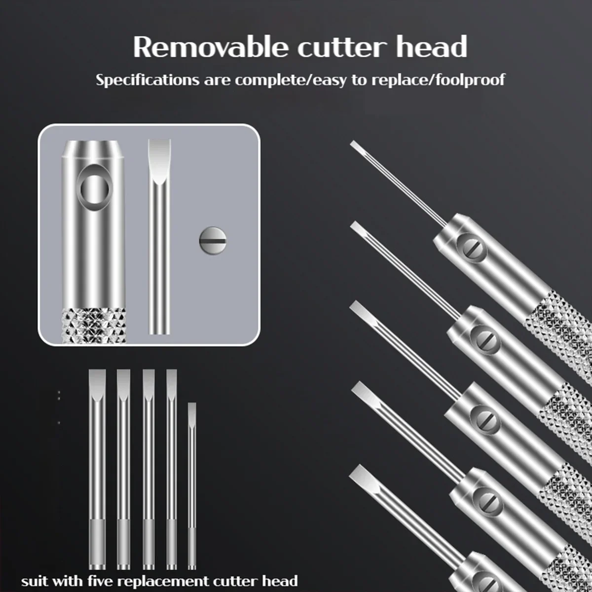 Precision Mini Slotted Screwdriver 0.8-1.6mm Watch Repair Tool Precision Instrument Hand Tool for Watch Repair