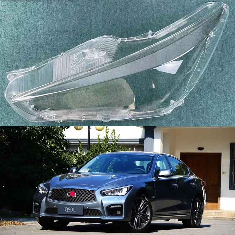 

For Infiniti Q50 2013-2020 Front Headlight Cover Lampshade Head Lamp Headlamp Shell Lens Plexiglass Auto Replacement Parts