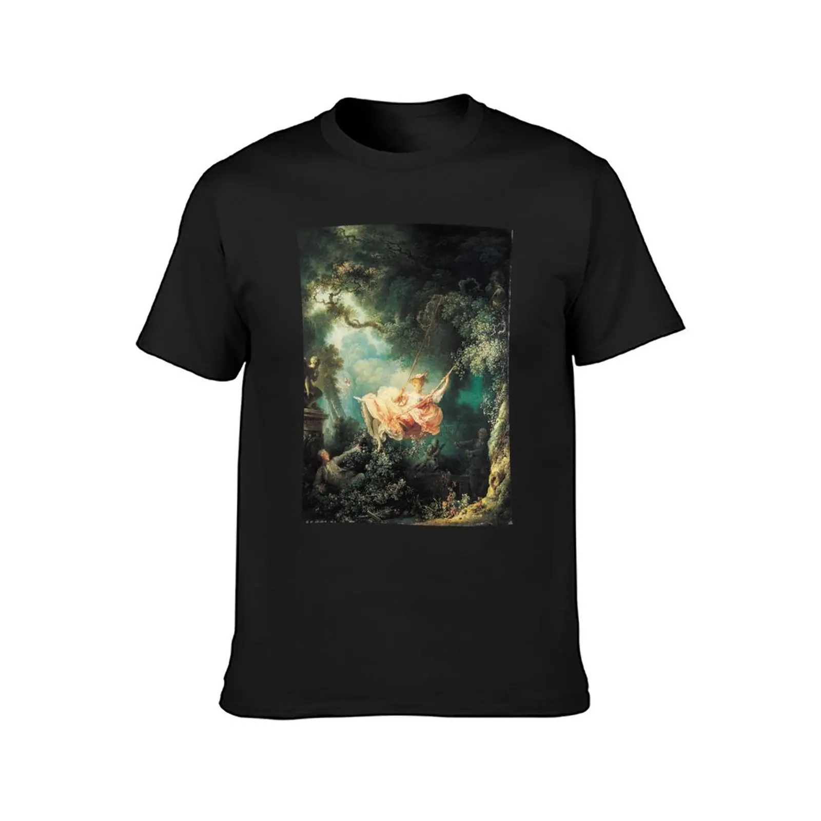 HD The Swing, by Jean-Honoré Fragonard HIGH DEFINITION T-Shirt kawaii clothes customs design your own anime clothes t shirts men