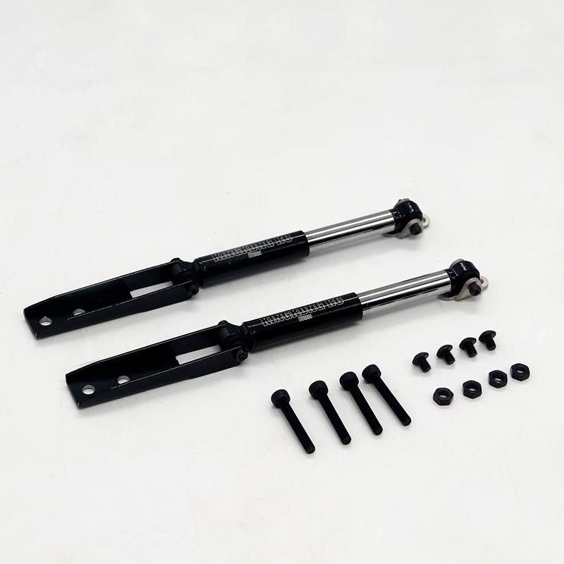 โช้คอัพ JDM-158-T แบบโลหะจำลอง สำหรับรถบรรทุก Tamiya RC Zetros ขนาด 1/14 รถแทรกเตอร์ รถพ่วง ของเล่นออฟโรด ชิ้นส่วนประกอบเอง รุ่น JDMODEL