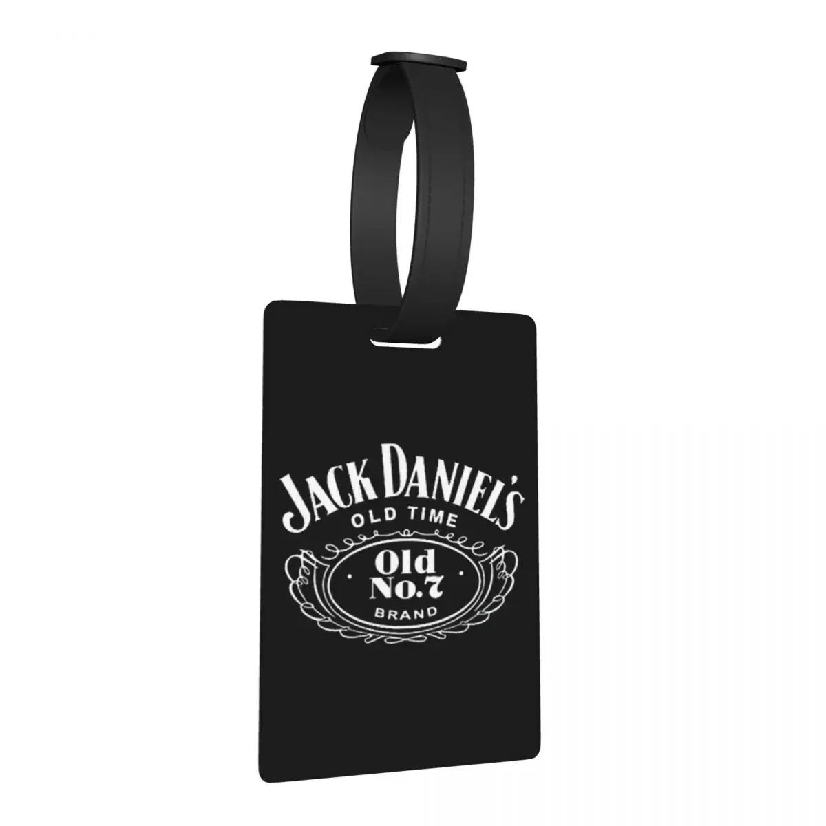 J-JACK DANIELS ويسكي العلامة التجارية علامات الأمتعة حقيبة اكسسوارات السفر لطيف الأمتعة الصعود علامة التسمية حامل معرف اسم العنوان