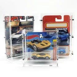 Bob 1/64 Model Car Display Case (without cars in pictures) For Hotwheels Acrylic Transparent High Grade Screw Fixed Display Box