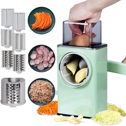 4 In 1 Manual Vegetable Cutter Multifunction Slicer Potatoes Slicer Chopper French Fries Shredders  The Grater Kitchen Gadgets