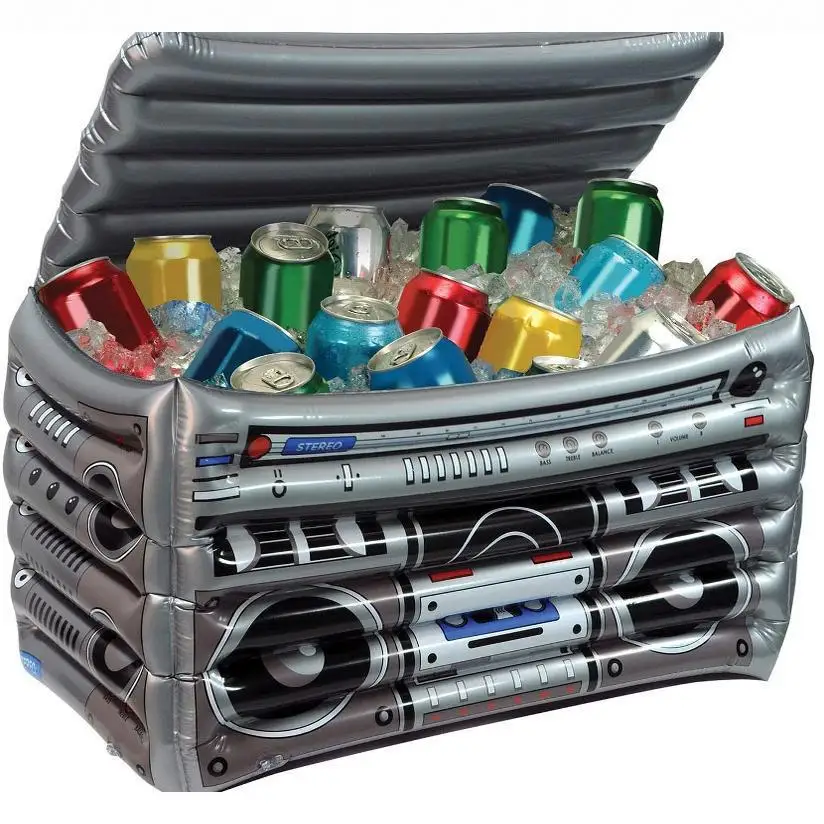 

Inflatable Service Bar Salad Ice Tray Pool Accessories Food Beverage Container Suitable for Barbecue Picnics Swimming Pool Party