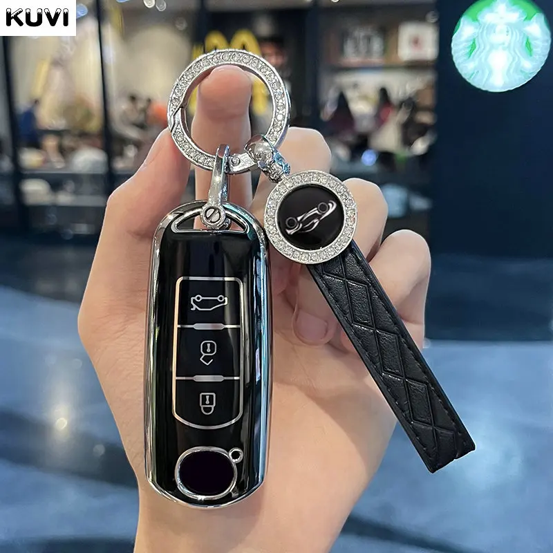 

2 3 Buttons Fashion TPU Car Key Protective Cover Keychain For Mazda 2 3 6 Atenza Axela Demio CX-5 CX5 CX-3 CX7 CX-9 2015-2019