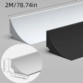 1條 2公尺/78.74吋 矽膠浴室擋水條 防漏條 可彎曲浴室門洗衣機淋浴擋水屏障 6 最佳銷售 浴室用水 - №5