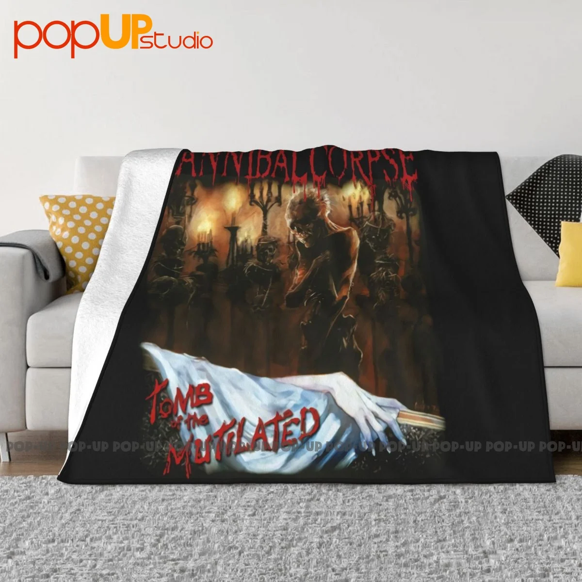 Cannibal Corpse Tomb Of The Mutilated Blanket Luxury Raschel High-Grade Bedding Throws Home Decotation