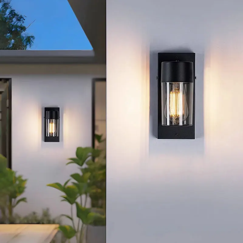 Outdoor Wall Lamp American Retro Waterproof Insect Proof Doorway Balcony Courtyard Exterior Lamps Birdcage Bar Cafe Wall Light