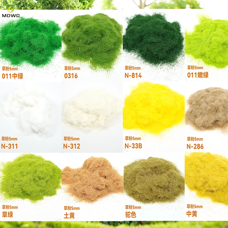 30G Statico Erba Terreno Polvere Modello Ho N Scala Scena Militare Diorama Decorazione del Giardino per la Creazione di Modelli Fai da Te