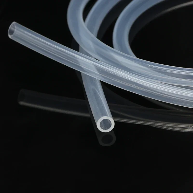 1M Peristaltic Pump Tube ID 0.8 1 1.6 2 2.4 3.2 4.8 6.4 7.9 9.6 mm Soft Silicone Hose Flexible Food Grade Nontoxic Transparent