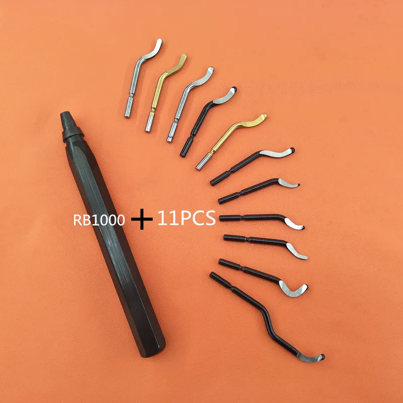 Metal RB1000 Repair Deburring Tool Kit Bit Rotary Deburr Blades Remover deburring tool set for Wood Copper and Steel