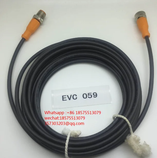 For IFM EVC059 CONNECTING CABLE 5m Length ECOMAT 4100 VDOGH050MSS0005H05STGH050MSS