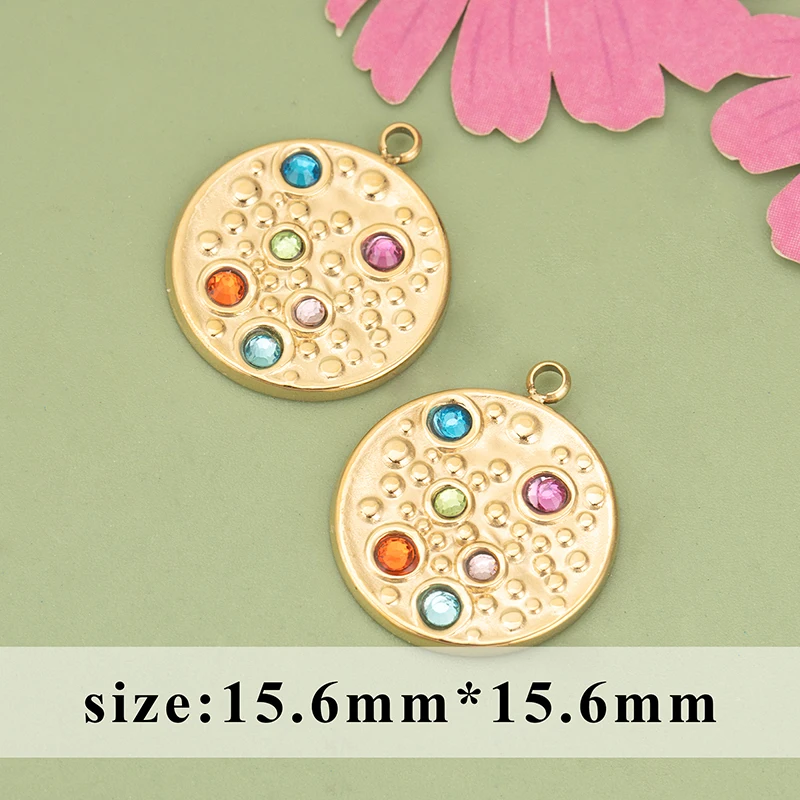 assoonas MF07, Schmuckzubehör, 316L-Edelstahl, nickelfrei, handgefertigt, Anhänger, Schmuckherstellung, DIY-Anhänger, 4 Stück/Set. – Detail 9