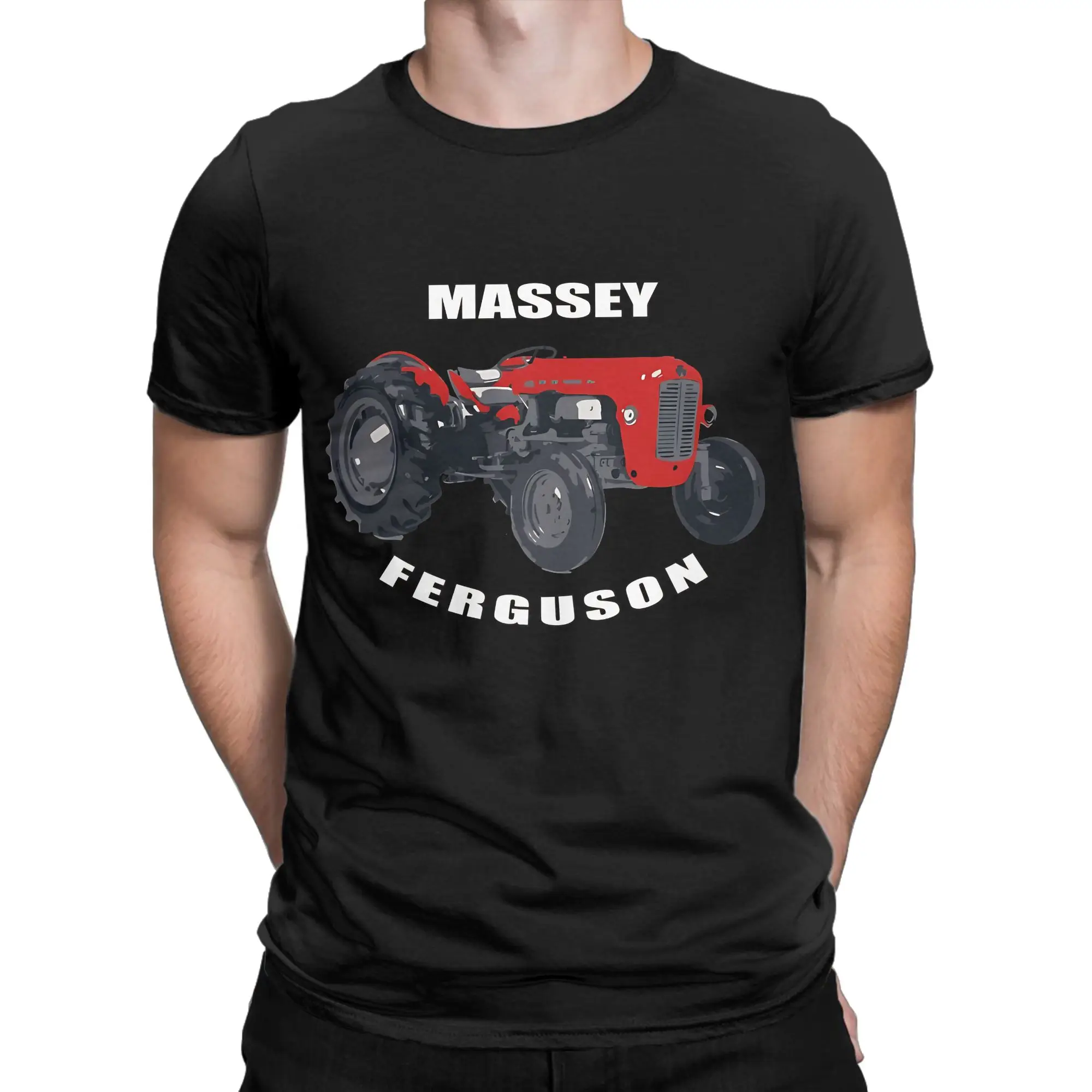 Massey Ferguson Classic TShirt  Funny 100% Cotton T-Shirt Massey Ferguson Tees Tops For Men