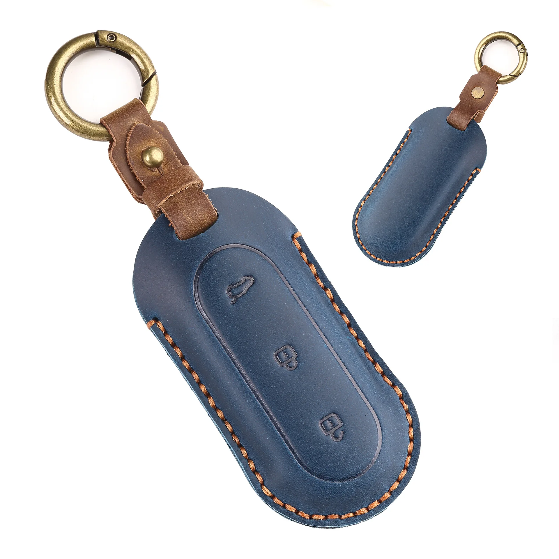 Dla wiodącego Ideal LiXiang L7 L8 L9 2022 2023 Skórzane etui na kluczyk samochodowy Brelok do kluczy lixiang one L9 L8 L7 Etui na klucze