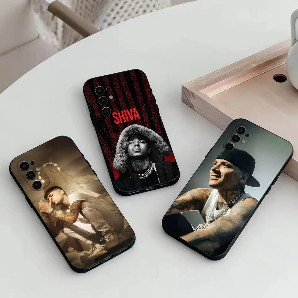 Singer Shiva Rapper  Phone Case Black Silicone Soft For Samsung S25,S24,S21,S22,S23,S30,Ultra,S20,Plus,Fe,Lite