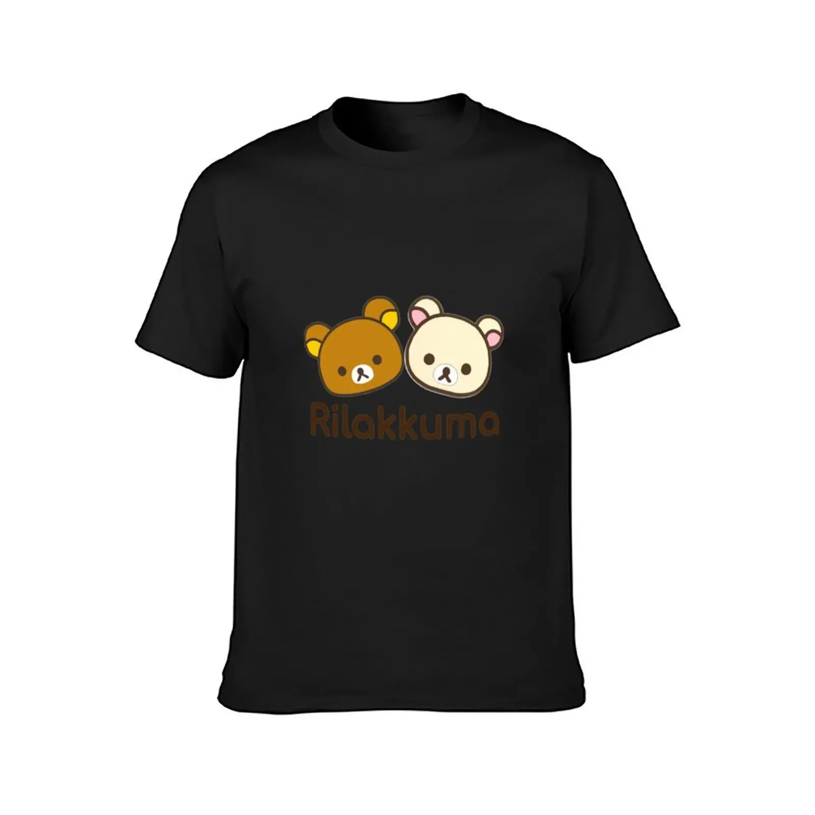 Rilakkuma Rilakkuma and Korilakkuma___ T-Shirt sports fans basketball graphic tees anime rapper graphic tees mens t shirts