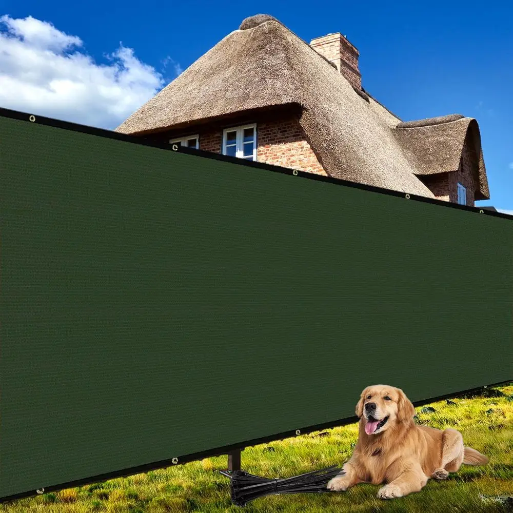 

Customized 8x105 Privacy Screen Net, 170 GSM, Green, for Home & Garden Decor