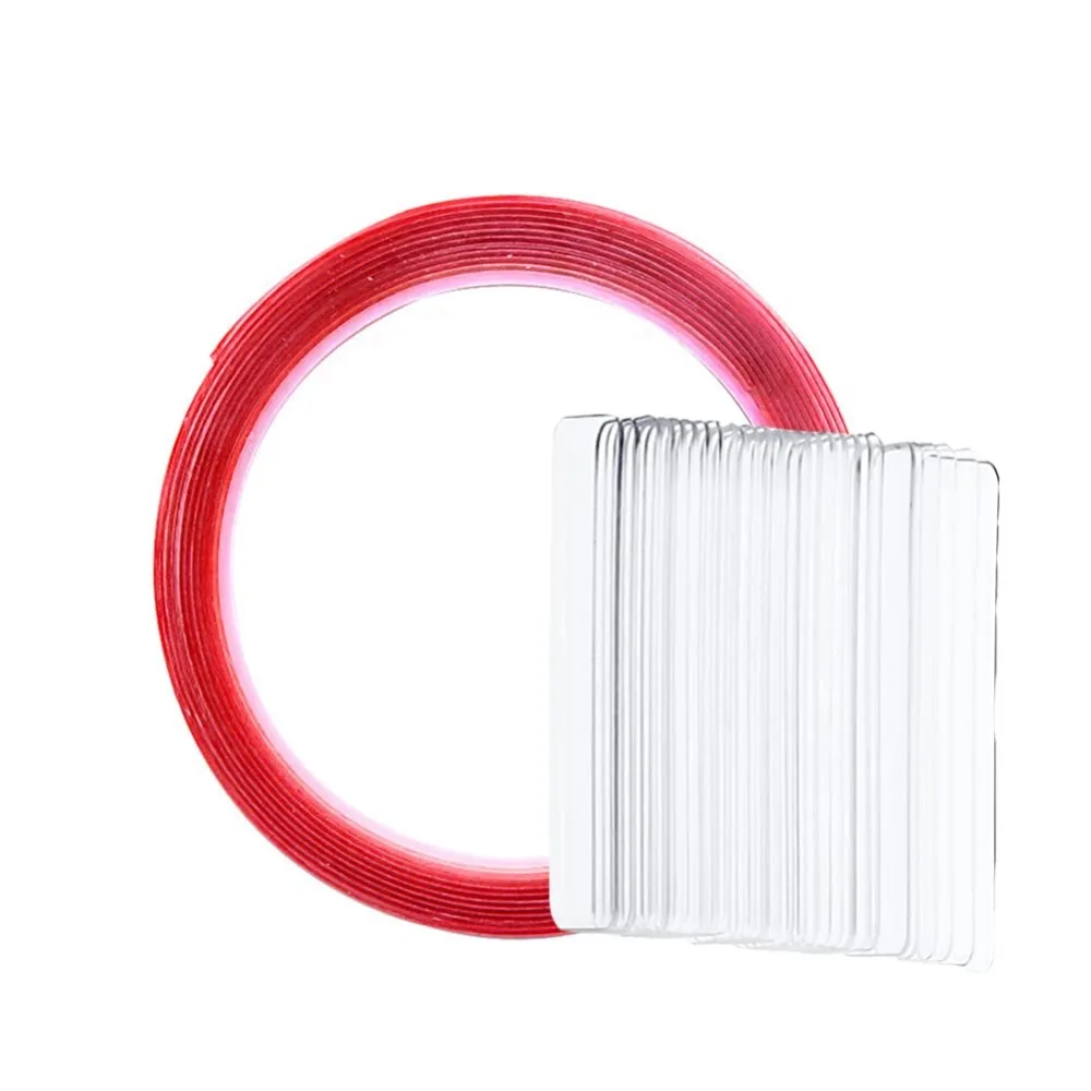 Nail Art Display Stand with 50 Practice Holders and 3M Double-Sided Tape for Acrylic Nail Designs