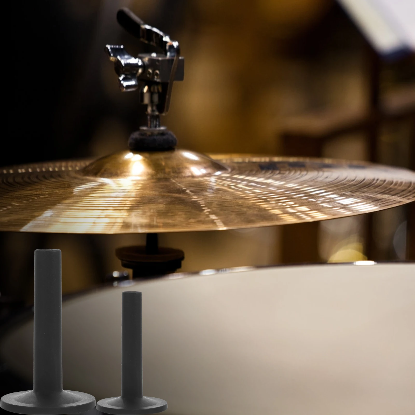 

12Pcs Drum Cymbal Sleeves Flanged Base Plastic Durable Small Lightweight Drum Kit Replacement Parts Accessories