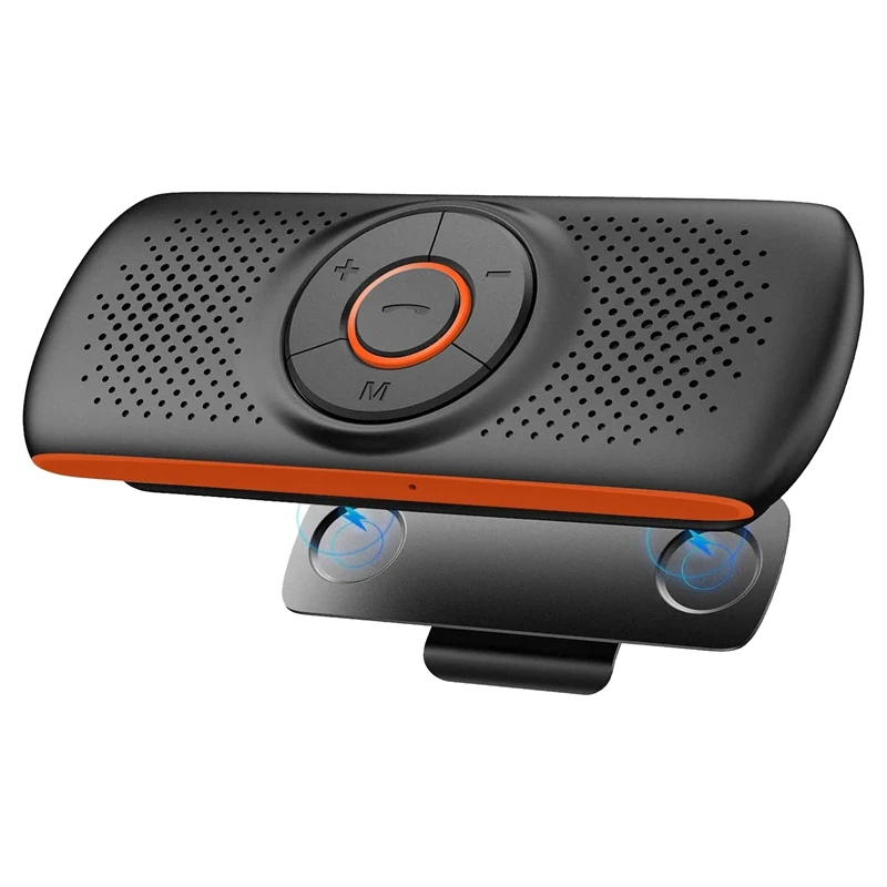 

Car Bluetooth Speaker Bluetooth In Car Speakerphone Speaker For Handsfree Talking, Wireless Car Music Player With Visor Clip