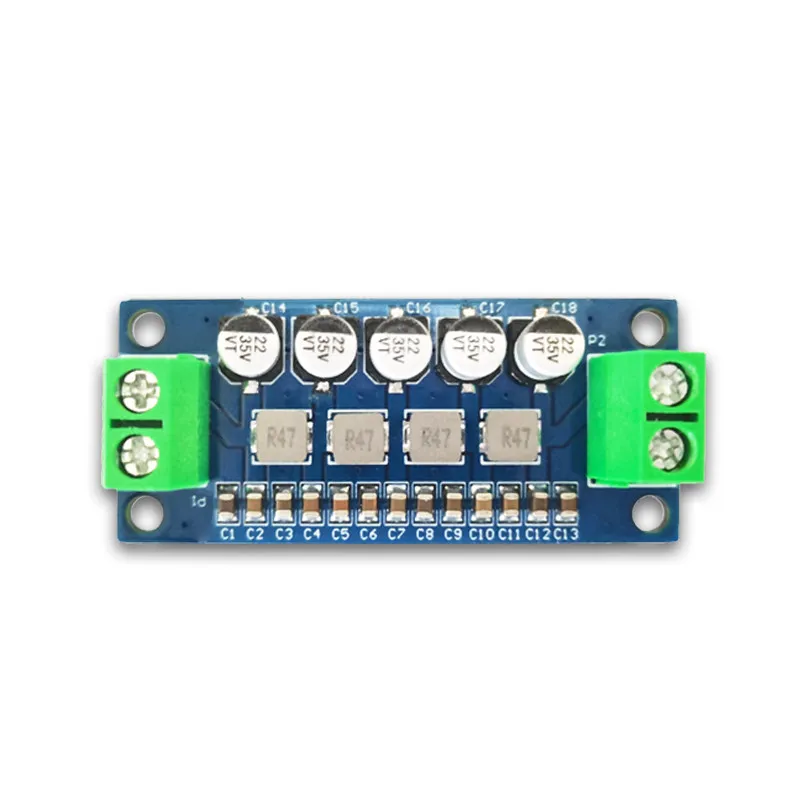 DC Power Supply Filter Module Low Pass Filter Voltage Regulator Ripple Reduction 12V 24V Audio Noise Suppression