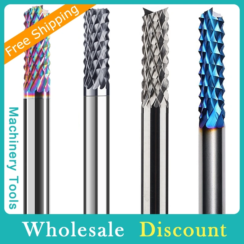 1pc 3.175 6 8mm Carbide Milling Cutter Set CNC Router Bit Circuit Board End Mill CNC Drill Bits PCB Engraving Woodworking Tool