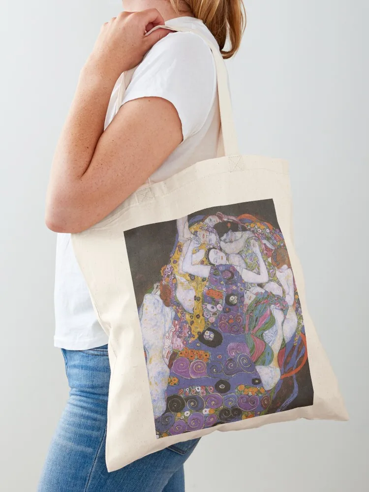 Gustav Klimt - The Virgin 1913 Tote Bag hand bag ladies Women's beach bags Women's bag Shopper