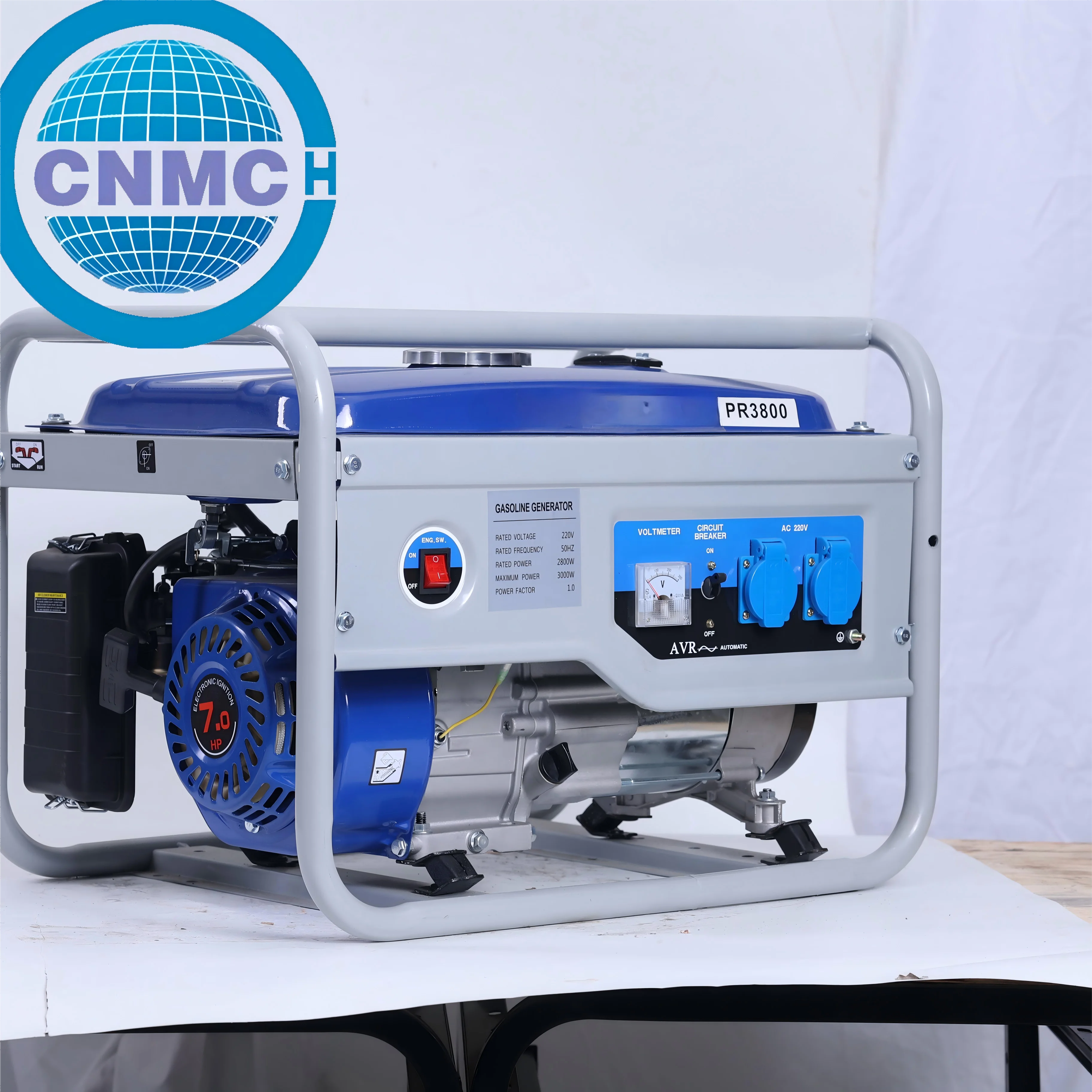 

6500Watt Generator 220V 50HZ Generator 4-Stroke All-metal materialElectricstart Air-Cooled for Household Use