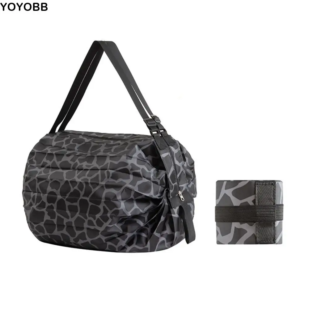 

Fashion Creative Folding Shopping Bag Portable Reusable Beach Bag Lightweight Waterproof Foldable Eco Bag Travel