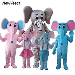 Elephant Mascot Cartoon Doll Cosplay Costume for Adult Man and Woman Christmas Activity Halloween Easter Birthday Anime Party