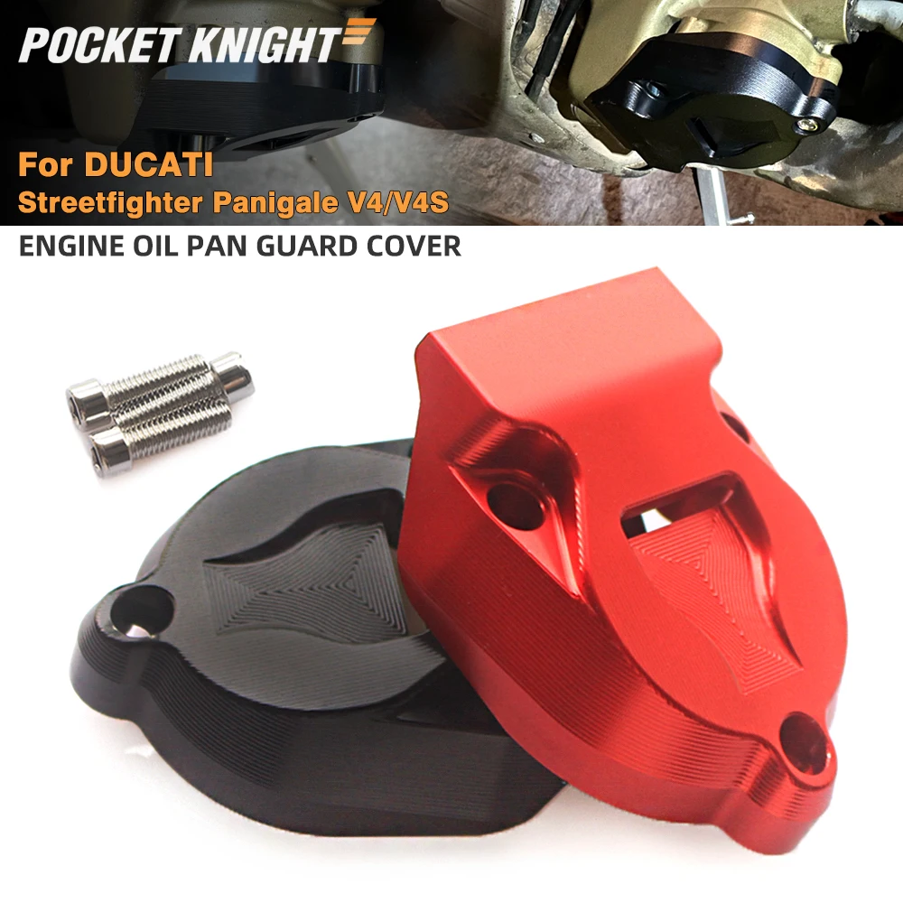 For DUCATI Streetfighter V4 V4S Engine Oil Pan Guard Cover Panigale V4/S/R V4R Superleggera Engine Bottom Chassis Protection