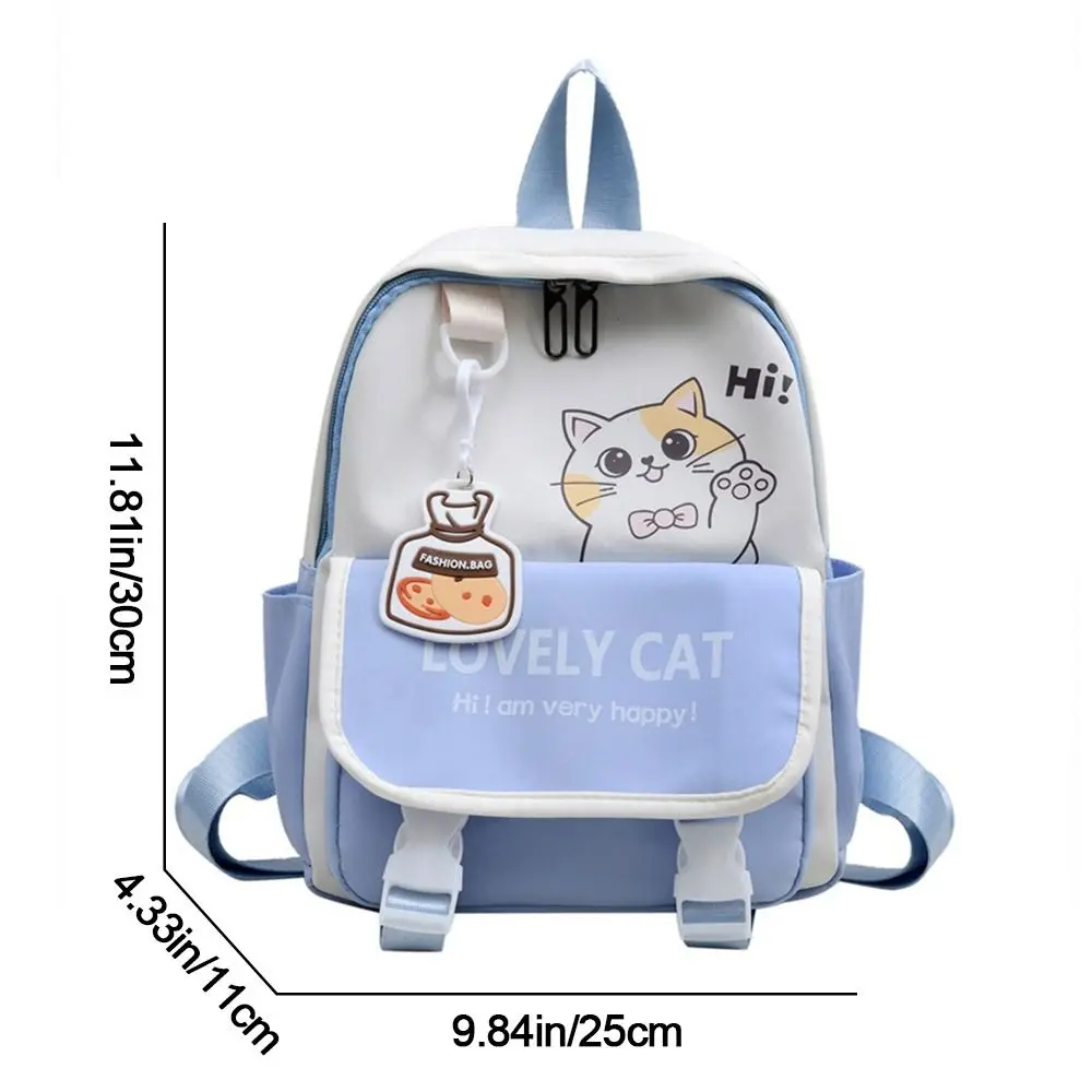 Kawaii Large Capacity Backpack Cute Cat Ultra-light Schoolbag Shoulder Bag Gift