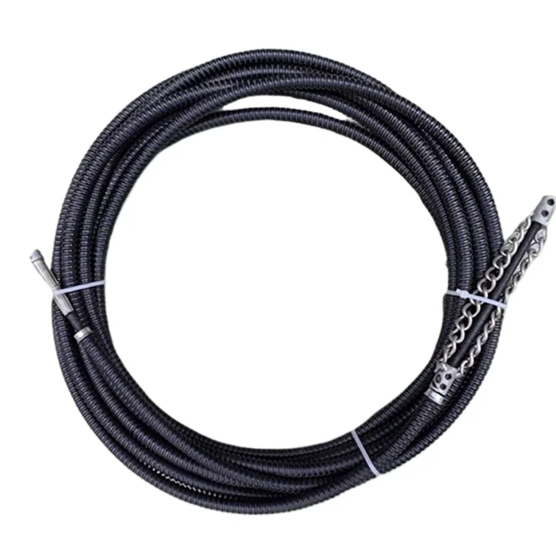 1.5/3M Drain Snake - Heavy Duty Pipe Cleaner, Solid Chain Spring for Sewer/Oil Clogs  Home Industrial Plumbing Tool